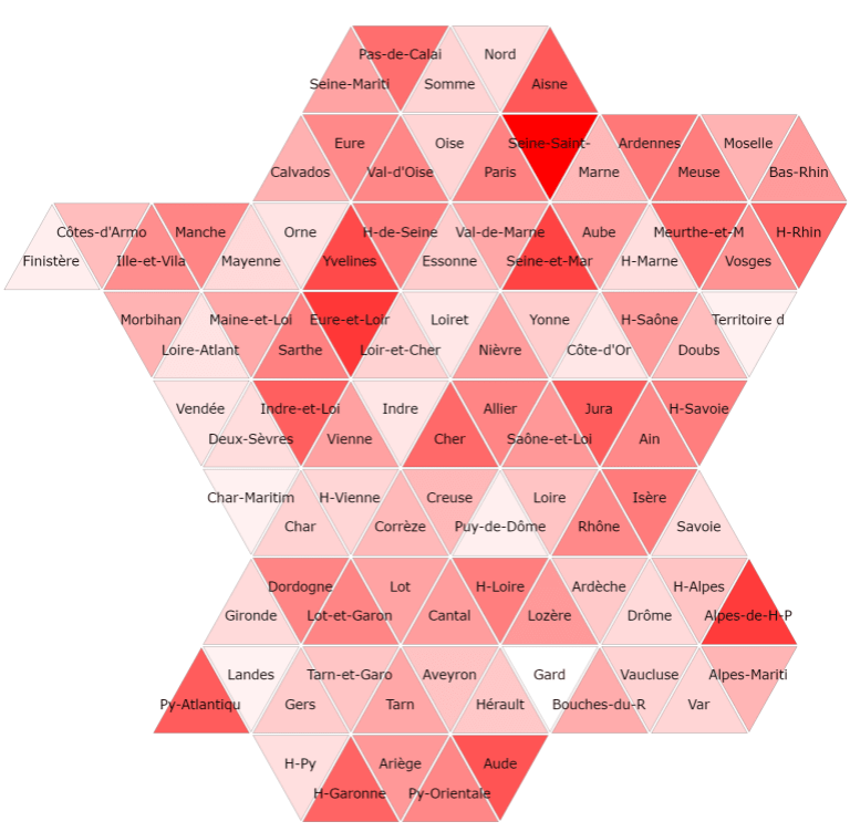 Which shapes work well with tile maps? – Questions in Dataviz