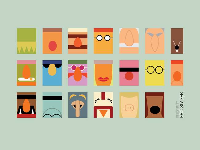 Minimalist-Muppets_art